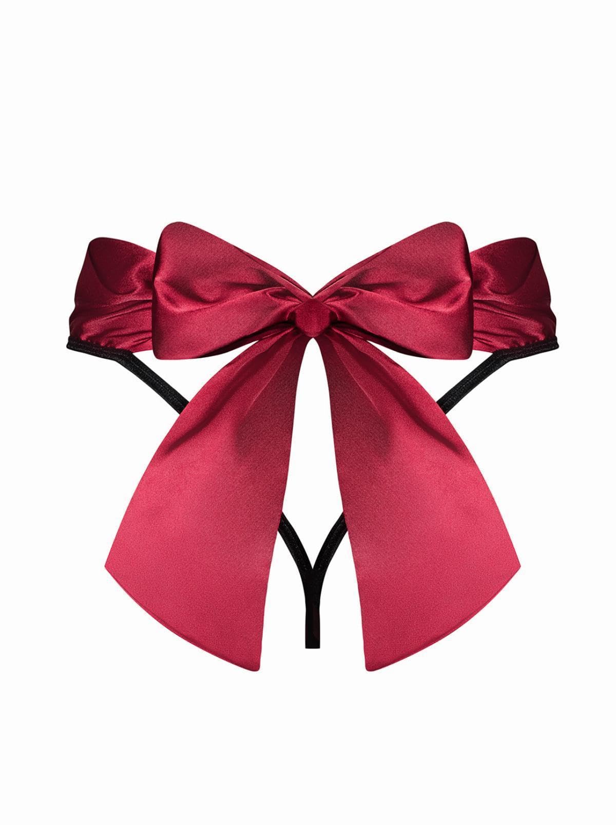 Obsessive Seksowne damskie stringi w kropki Tienesy
