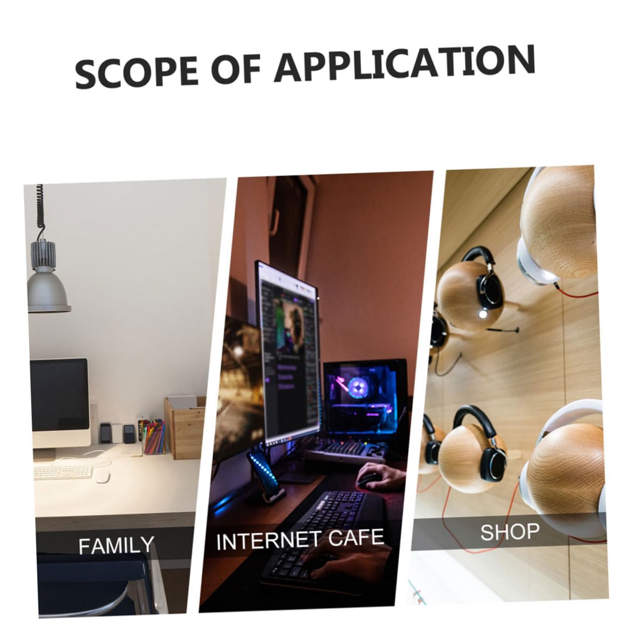 Tofficu Kopfhörerständer aus Metall Leichter und Stabiler Headset Halter für Gaming und Home Office für Ordentliche Schreibtischorganisation