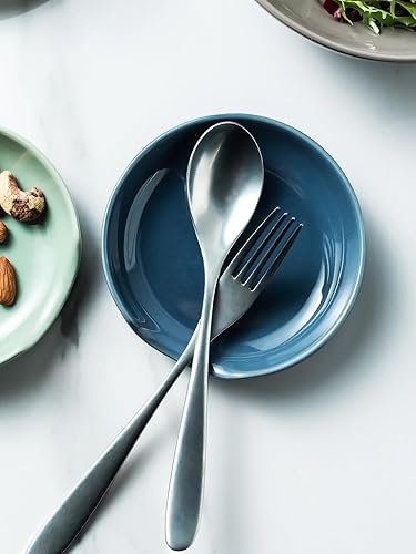 Miniatura 4 de LYEOBOH Soporte para cuchara para estufa, soporte de cuchara de cerámica para encimera de cocina, soporte para espátula de cocina de 5 pulgadas