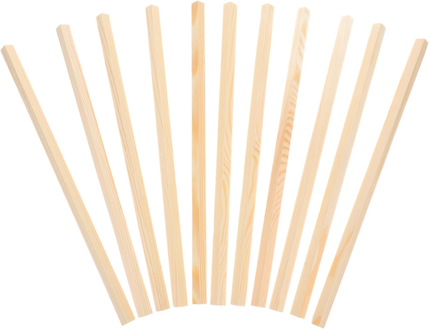 MAGICLULU 10 Pack Window Frame Trim Versatile Wooden Molding Screen for DIY Projects
