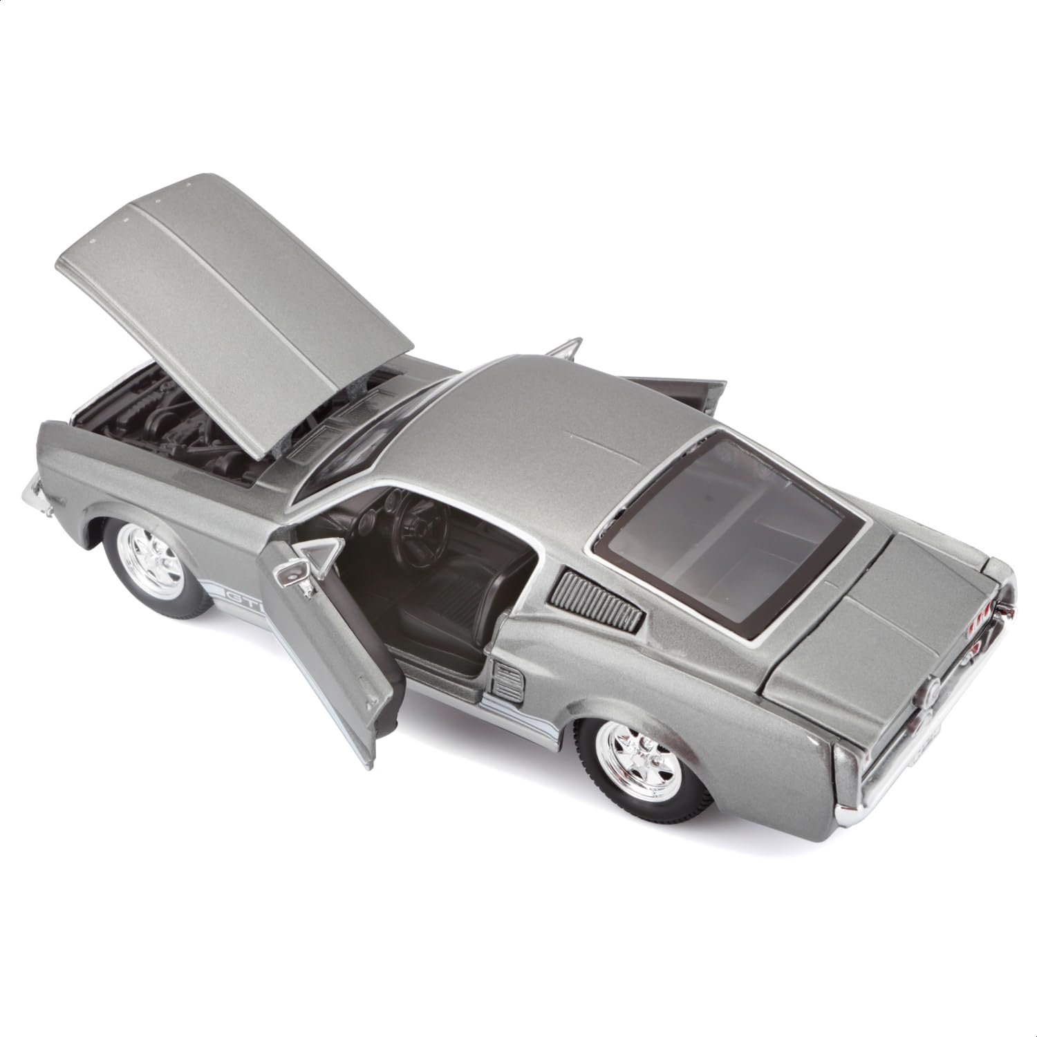 Amazon | Maisto（マイスト）1/24 フォード マスタング GT 1967 グレー