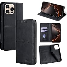 Phone Case Compatible with Huawei P20 Pro / P20 Plus Kickstand Flip Wallet Card Slot Magnetic Closure Black