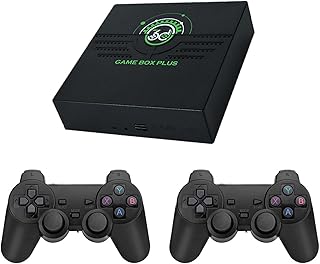Retro Game Console, Super Game Box Retro Console, TV 4K High Definition HDMI Output, Plug and Play Video Game Built in 10000+ Games with Dual 2.4G Wireless Controllers Gamepad, Ideal Kids and Adult