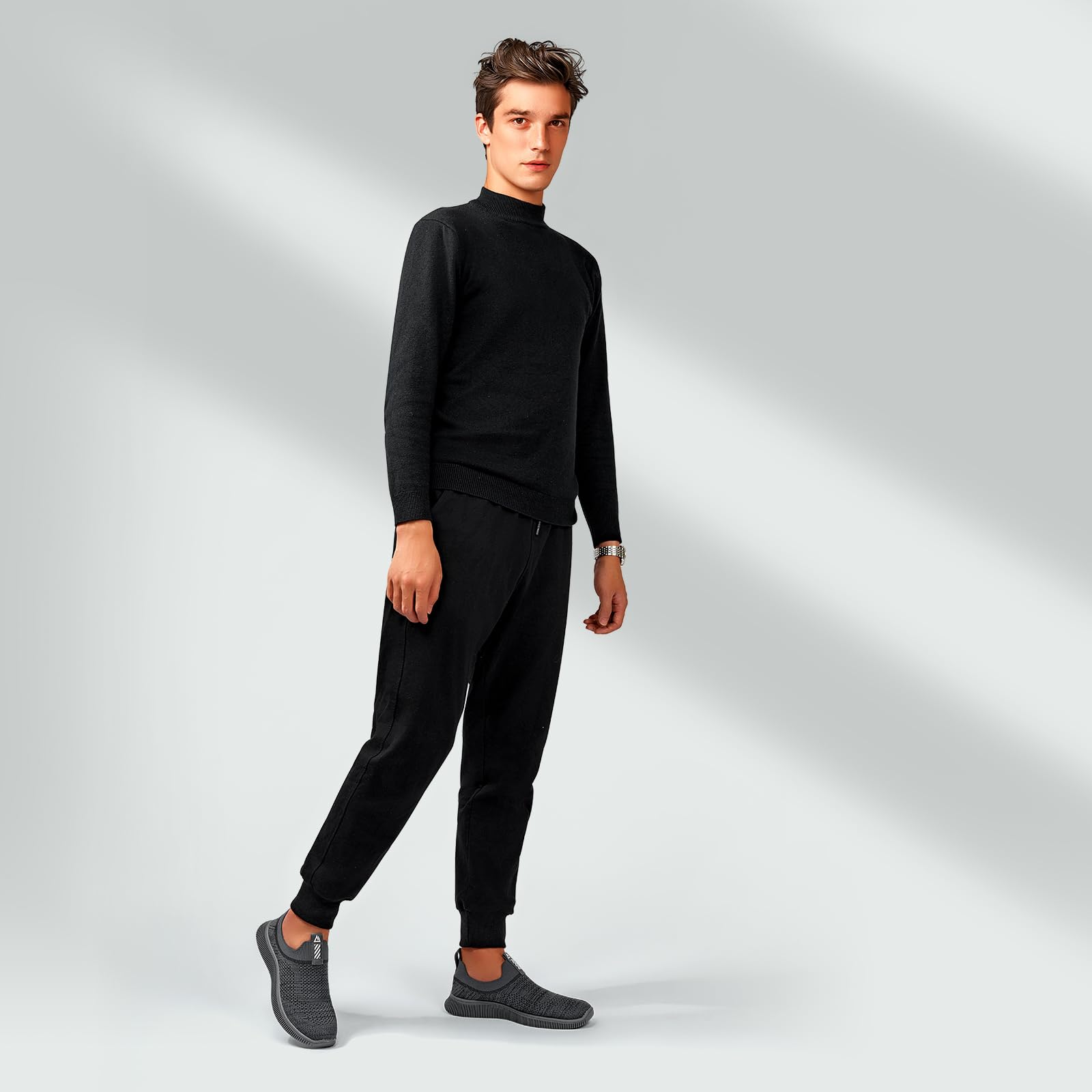 MrToNo Sneaker Infilare Uomo Slip on Sneaker Casual Scarpe da Running Corsa Leggero Corsa Camminare Scivolare su Formatori Scarpe da Ginnastica Outdoor Jogging Sportive Fitness Sneaker