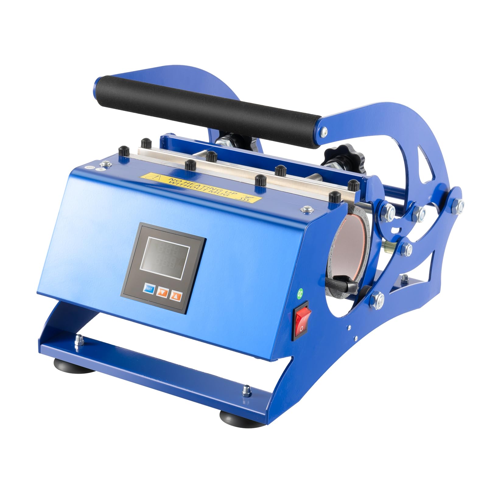 Pressa a sublimazione 6 in 1, 600 W, stampa a sublimazione, tazza con 6 sottobicchieri, pressa per tazze da caffè fai da te