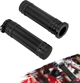 Motorcycle 1" Handlebar Hand Grips Fit for Harley Sportster XL Iron 883 1200 Dyna Softail Touring Road King Street Electra Glide V-Rod VRSC