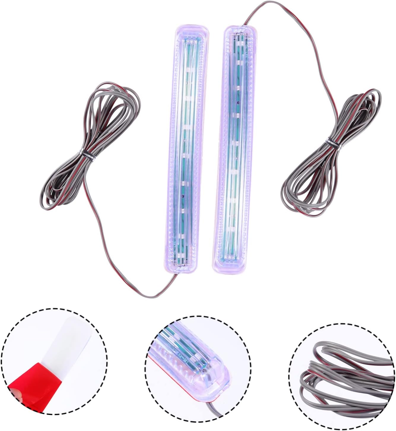 LED Rearview Mirror Turn Signal Lights for Cars Dc Energy Saving Side Mirror Indicators with Bulbs Easy Installation Fit