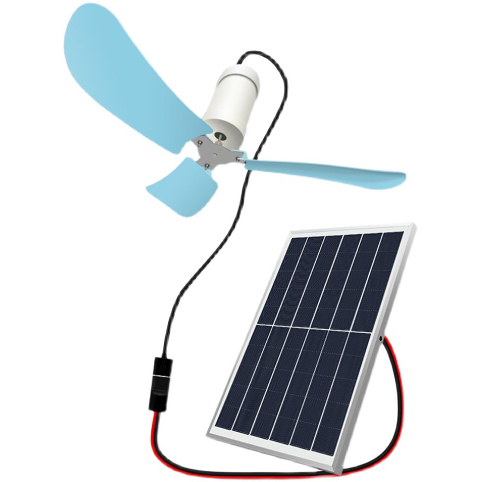Ventilateur de bureau solaire Ventilateur à panneau solaire Portable à
