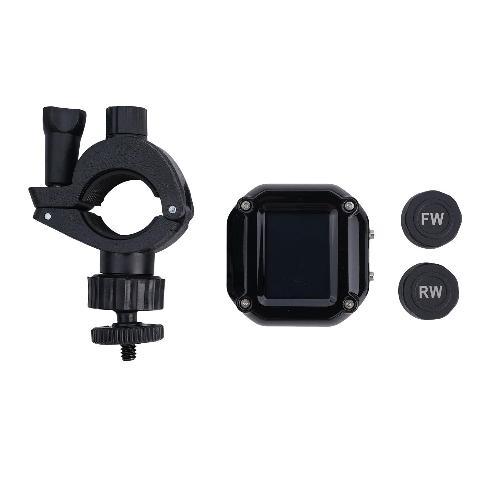 TPMS para moto con monitor de presión inalámbrico en tiempo real y dos sensores externos