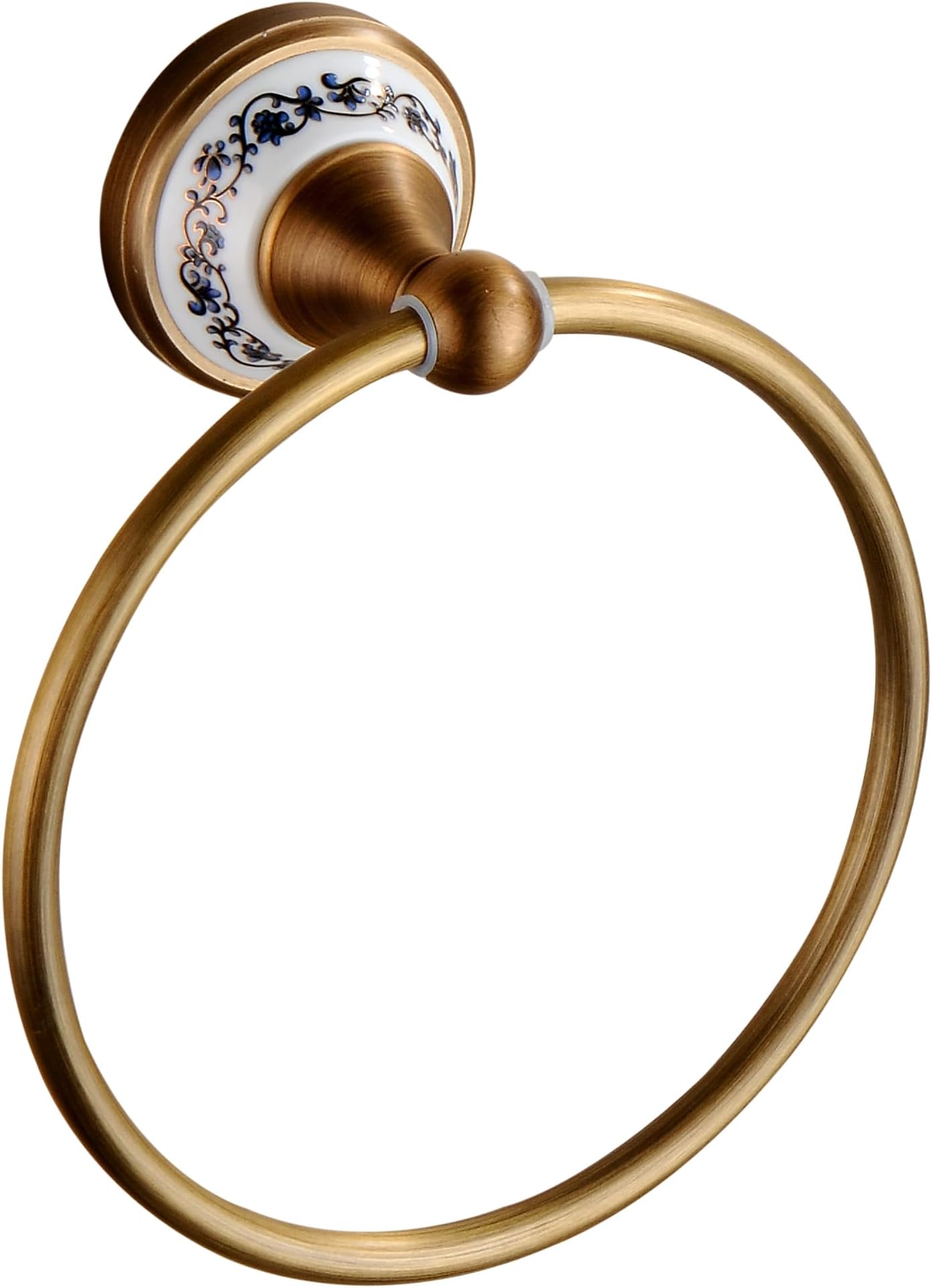 Amazon.com: SDH Bathroom Towel Ring - Vintage Style Antique White ...