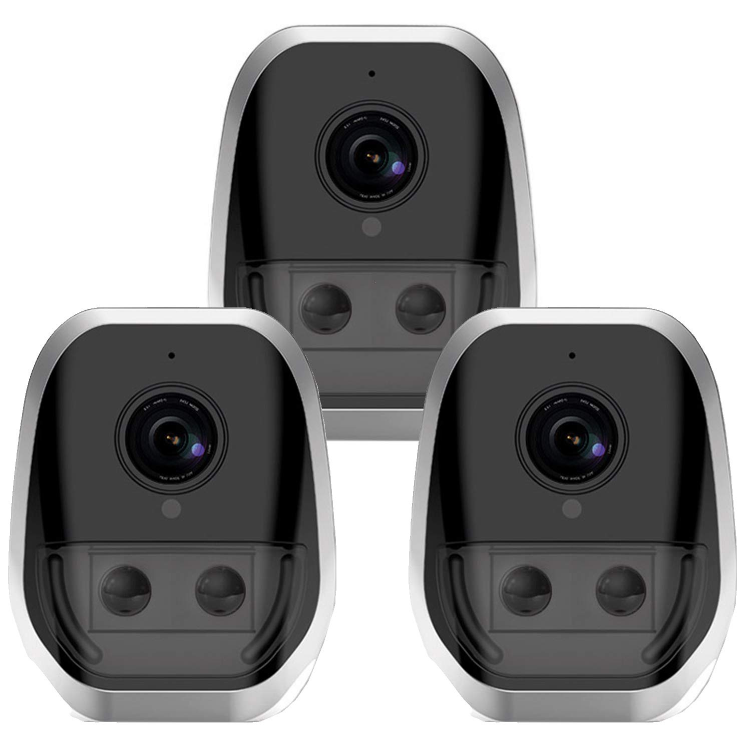 Switel COIP202B Surveillance System, Two Wireless IP WLAN Cameras with Remote Access and intercom Video Recording and Alarm Function