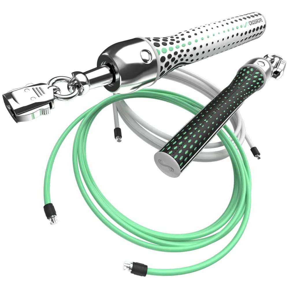 Corde à Sauter Ensemble Corde à Sauter Pondérée Haute Vitesse Enchevêtrement Autobloquant Corde à Sauter en Spirale pour l'exercice De Remise en Forme