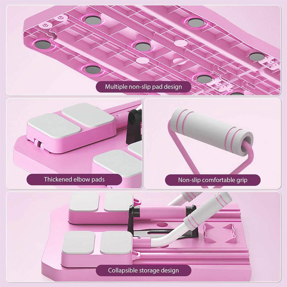 Réformateur de pilates compact, pliable pour entraînement à la maison, machine de pilates portable, planche d'exercice multifonctionnelle pour la maison, équipement de pilates à domicile