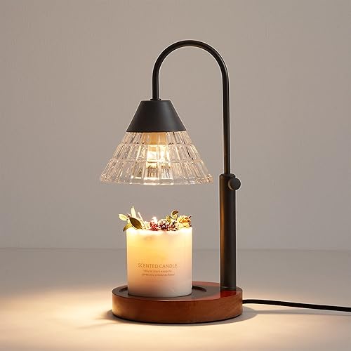 Miniatura 6 de Bohorizon Lámpara calentadora de velas para tarros con temporizador, lámpara eléctrica regulable sin llama superior para calentar velas, quemador,
