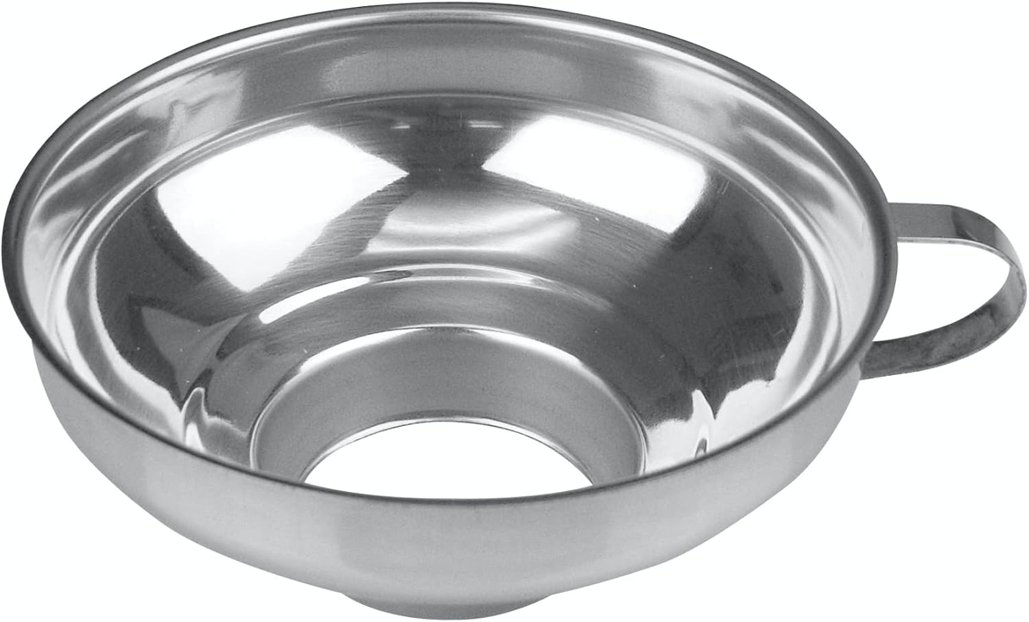 Farm to Table Wide Mouth Canning Funnel, Stainless Steel, 5.75-Inch Metallic