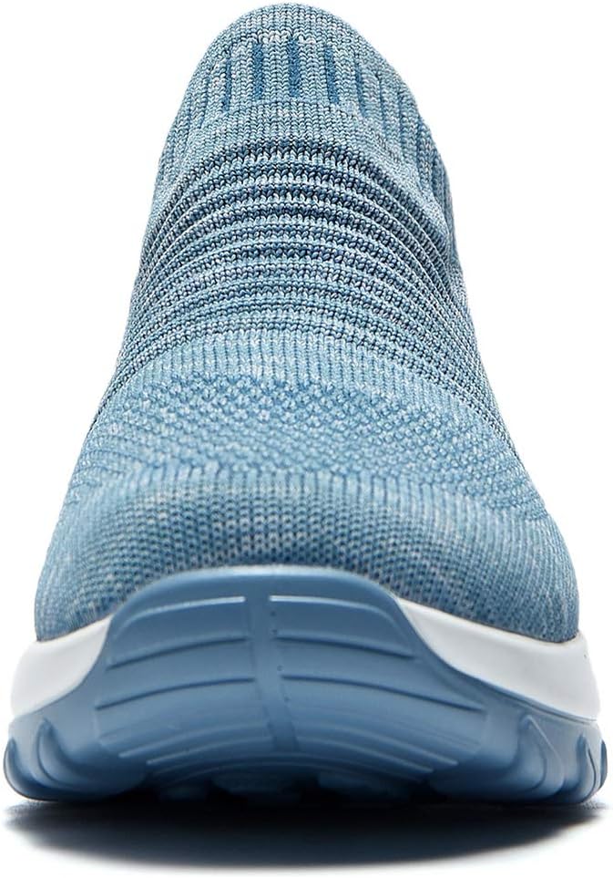 Women's Walking Shoes Sock Sneakers - Mesh Slip On Air Cushion Lady Girls Modern Jazz Dance Easy Shoes Platform Loafers - Image 4