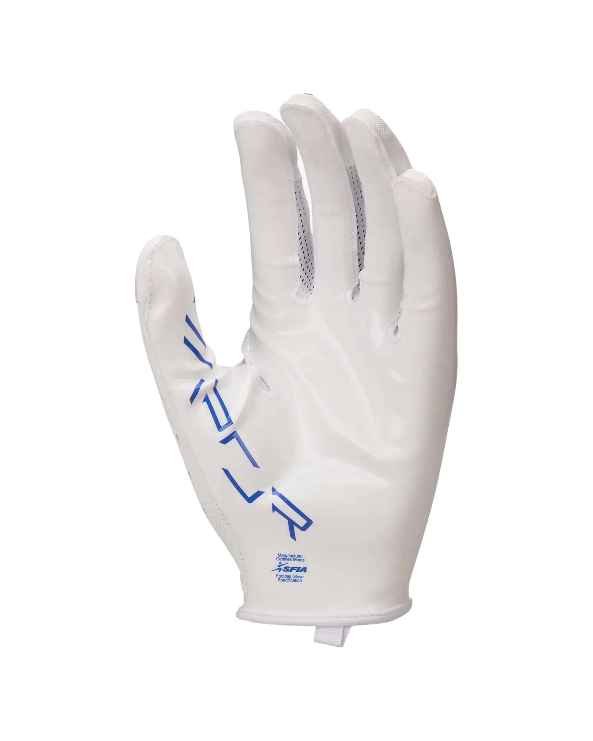 Vapor Jet 8.0 Football Gloves White White Royal XX-Large