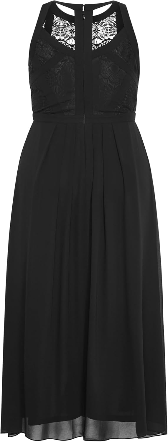 City Chic Women's Plus Size Dress - Panelled Bodice Maxi - Image 6