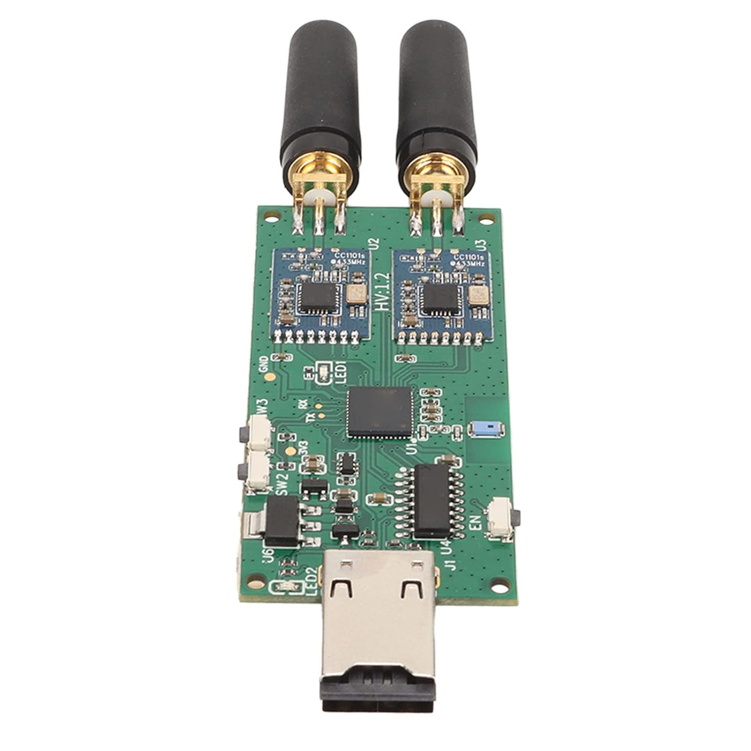 Qiilu Wireless FM Transmitter Radiofrequency Modules RF Module Board Adapter 2.4GHz Evil Crow RF V2 300Mhz‑348Mhz 387Mhz‑464Mhz 779Mhz‑928Mhz Radio Frequency Adapter Device