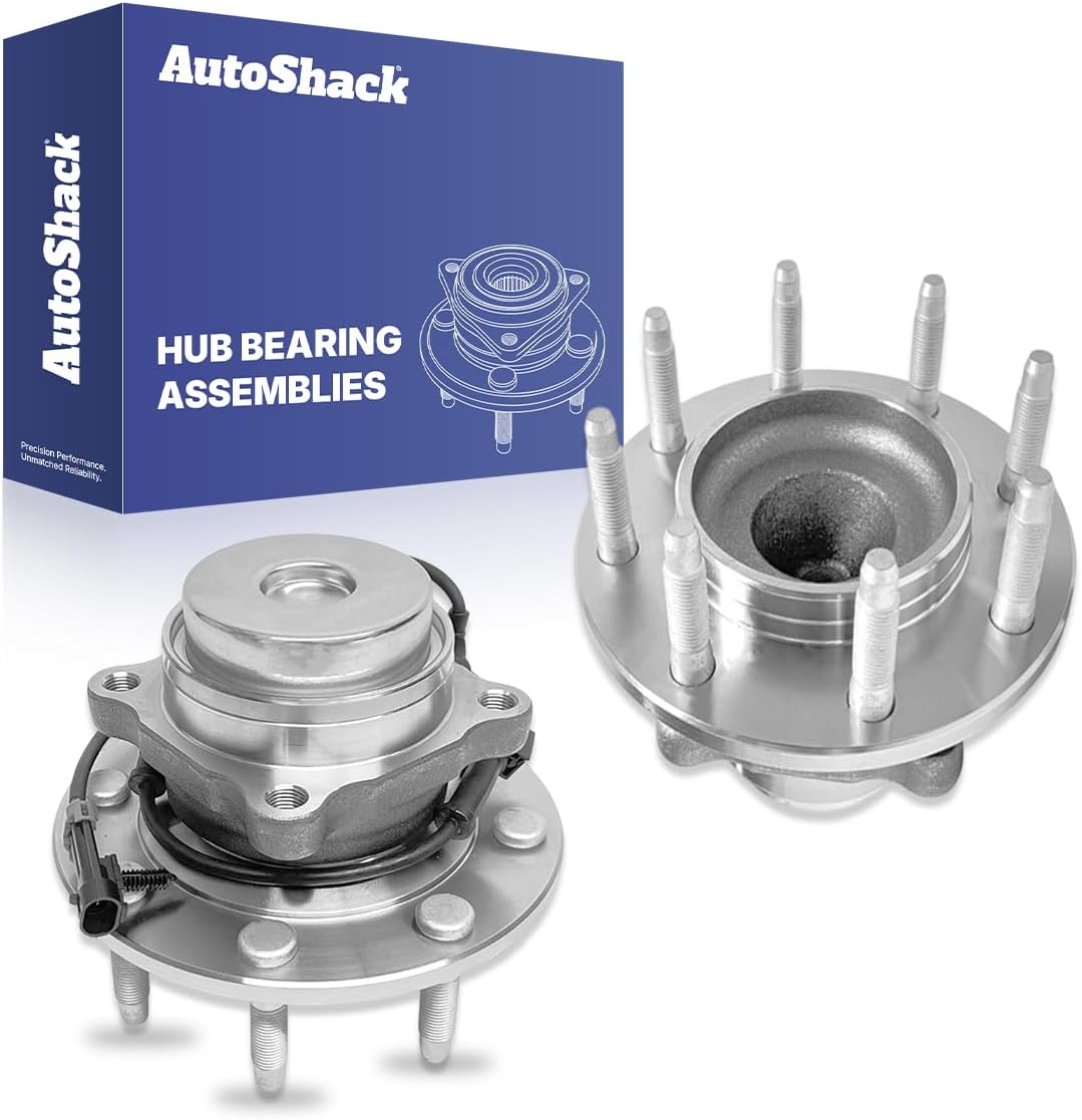AutoShack Front Wheel Hub Bearing Assemblies Left & Right with ABS Replacement for 2003-2017 Chevrolet Express 3500 2003-2017 Chevrolet Express 2500 2003-2017 GMC Savana 3500 2-PC Set