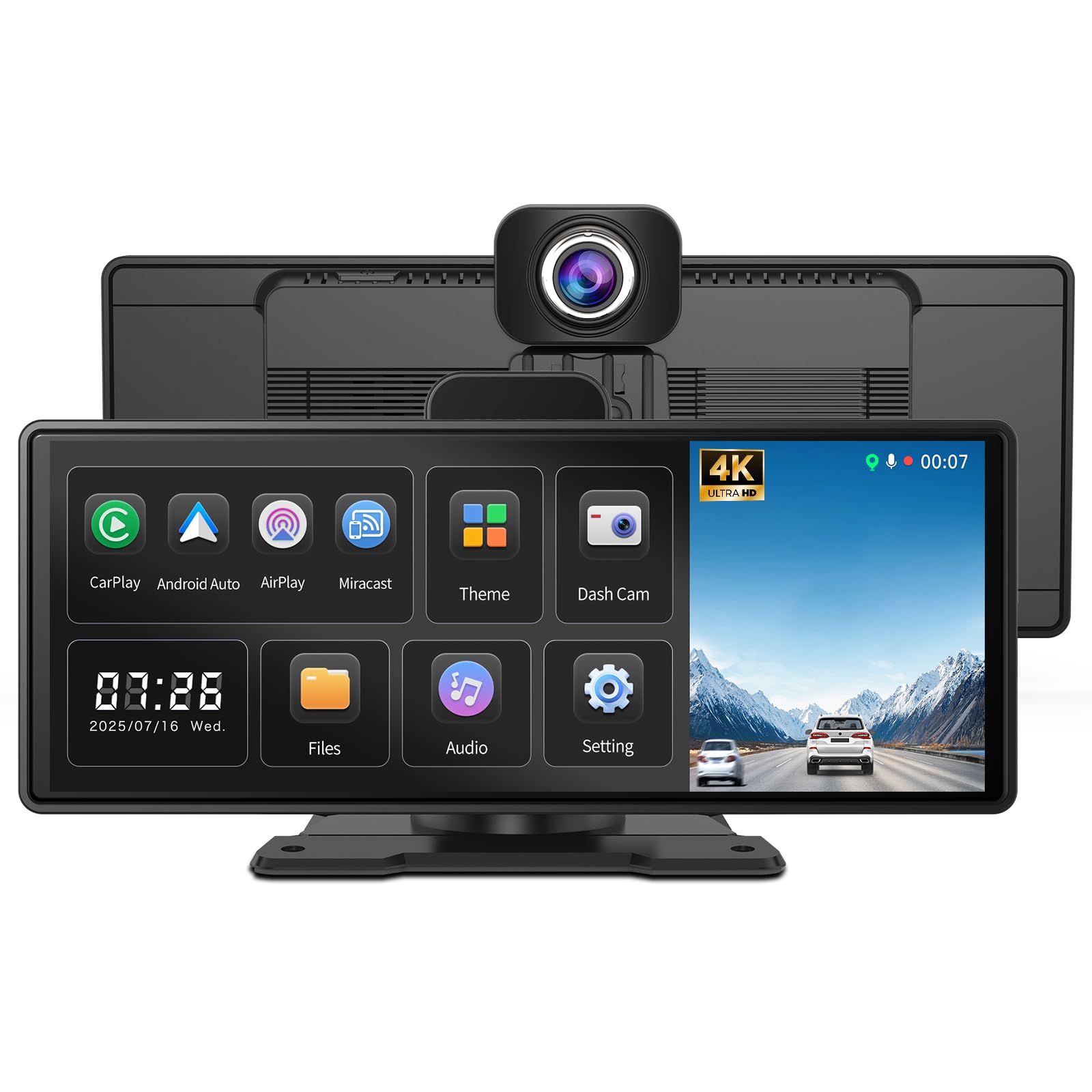 ディスプレイオーディオ 4Kフロントカメラ 1080Pリアカメラ付き10.26 Amazon.co.jp: ディスプレイオーディオ 4Kフロントカメラ と