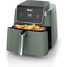 Ninja Air Fryer Pro XL 6.5-Quart, Sage Green, 4-in-1 Functionality   Air Fry, Roast, Reheat, Dehydrate   Air Crisp Technology, Nonstick Basket, Easy-Clean, Family-Sized