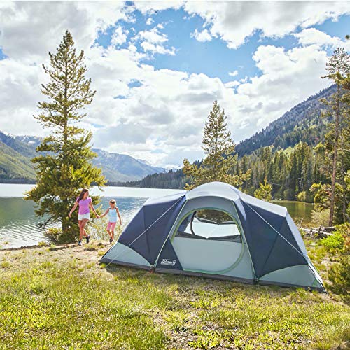Coleman Skydome Tent Xl, 8/10/12 Person Camping Tent, Blue Nights #TOP7