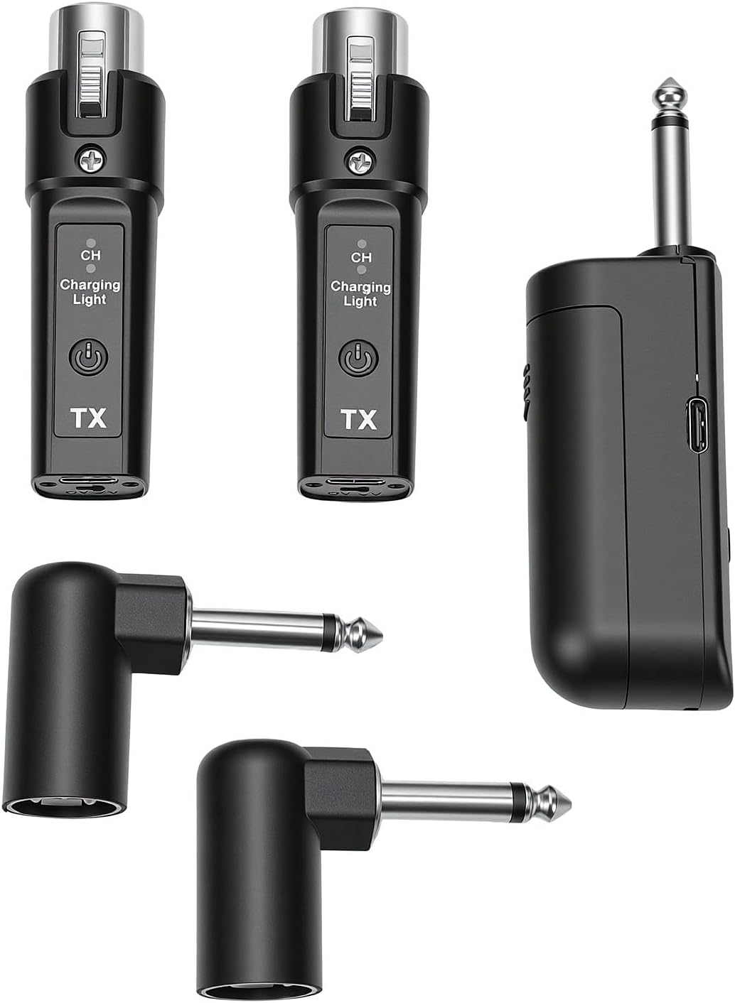 Estink Wired to Wireless Microphone System Converter, 2.4G Transmitter