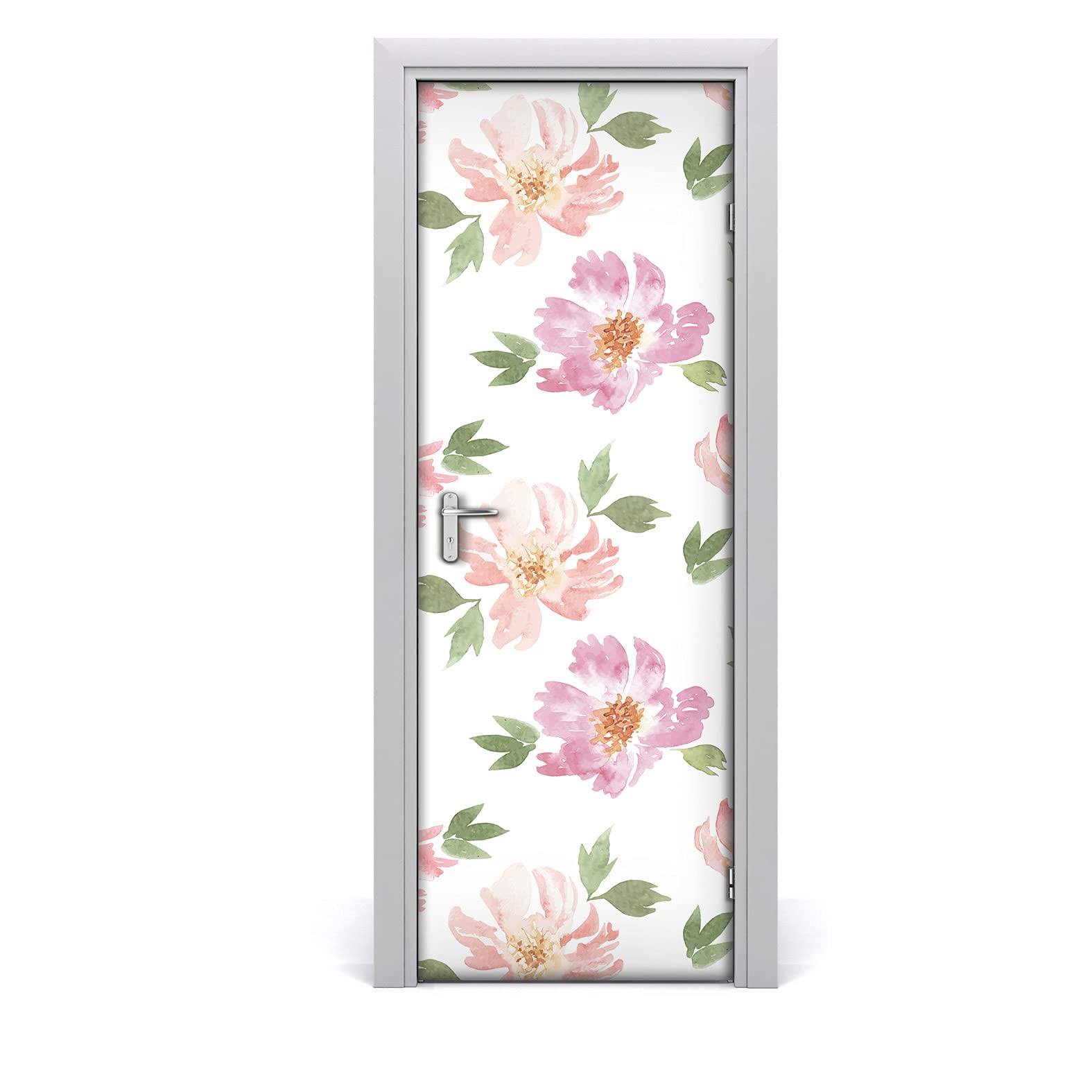 Étiquette imperméable pour la porte 85x200cm pour rénover sans peindre