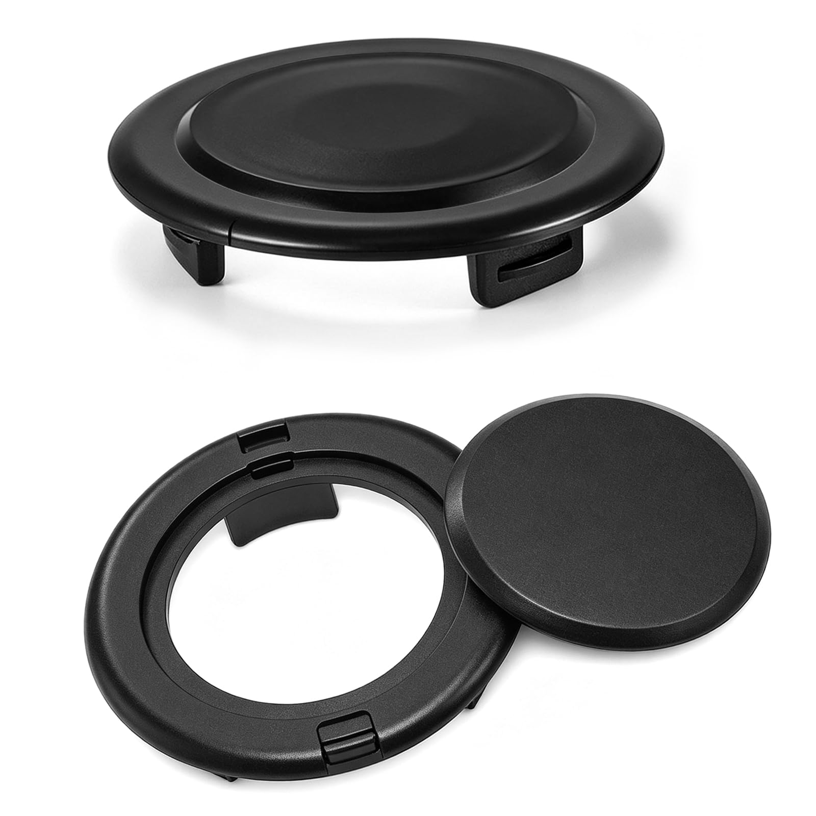 2 Sets Parasol Hole Rings Plastic Patio Umbrella Table Ring Standard Size Umbrella Hole Plug for Outdoor Terrace Table Garden Yard Stabilize Umbrella Pole