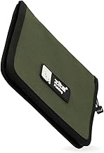 Zite Fishing Angelschein-Tasche - Dokumenten-Tasche & Angelpapiere Hülle 15x20cm - Fischereischein Mäppchen fürs Angeln & Angelkarten - 2 Fächer Etui + Stifthalter