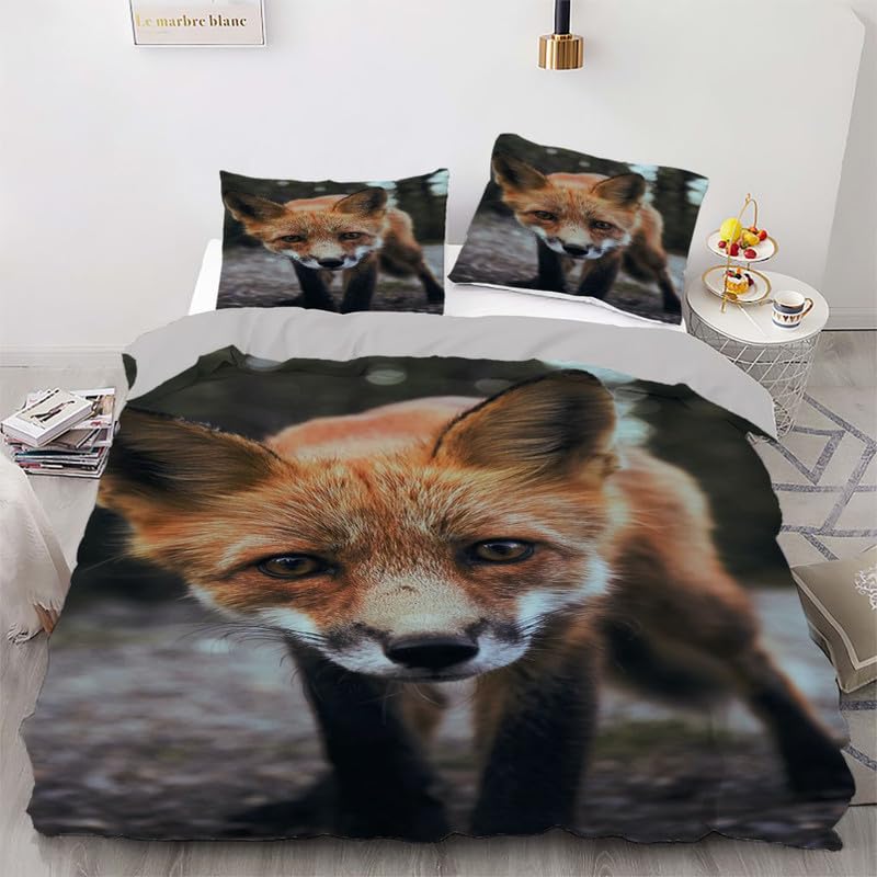Funda nórdica de zorro cama 90 para decorar habitaciones infantiles acogedoras