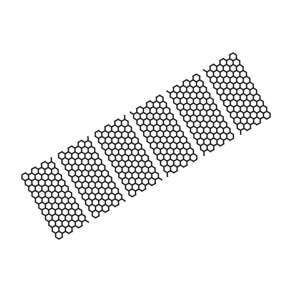 Car Rear Tail Light Vinyl Film Stickers for BMW Auto Honeycomb Graphics Decor Decals(Matt Black)