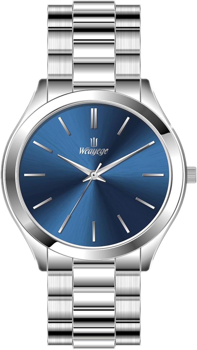 Men's Wrist Watches,Classical Stainless Steel Mens Watches,Fashion Minimalist Business Men's Wrist Watch Luxury Quartz Waterproof Watch Bussiness Watch for Men,Gifts for Men