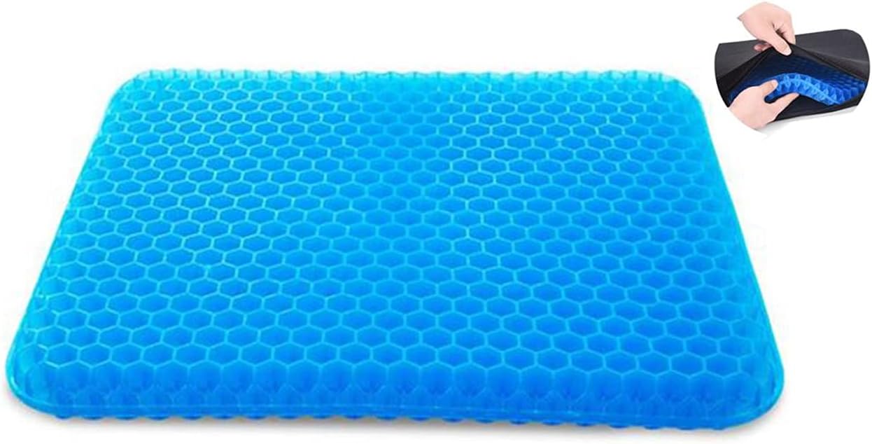 ZiXuan Gel Seat Cushion for Long Sitting Extra Large Chair Pad Seat