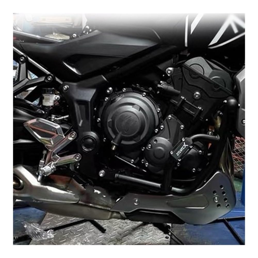 Spoiler Anteriore Per Kawasaki Z900 2020-2025 | Winglet Aerodinamico In Plastica, Colore Nero Lucido