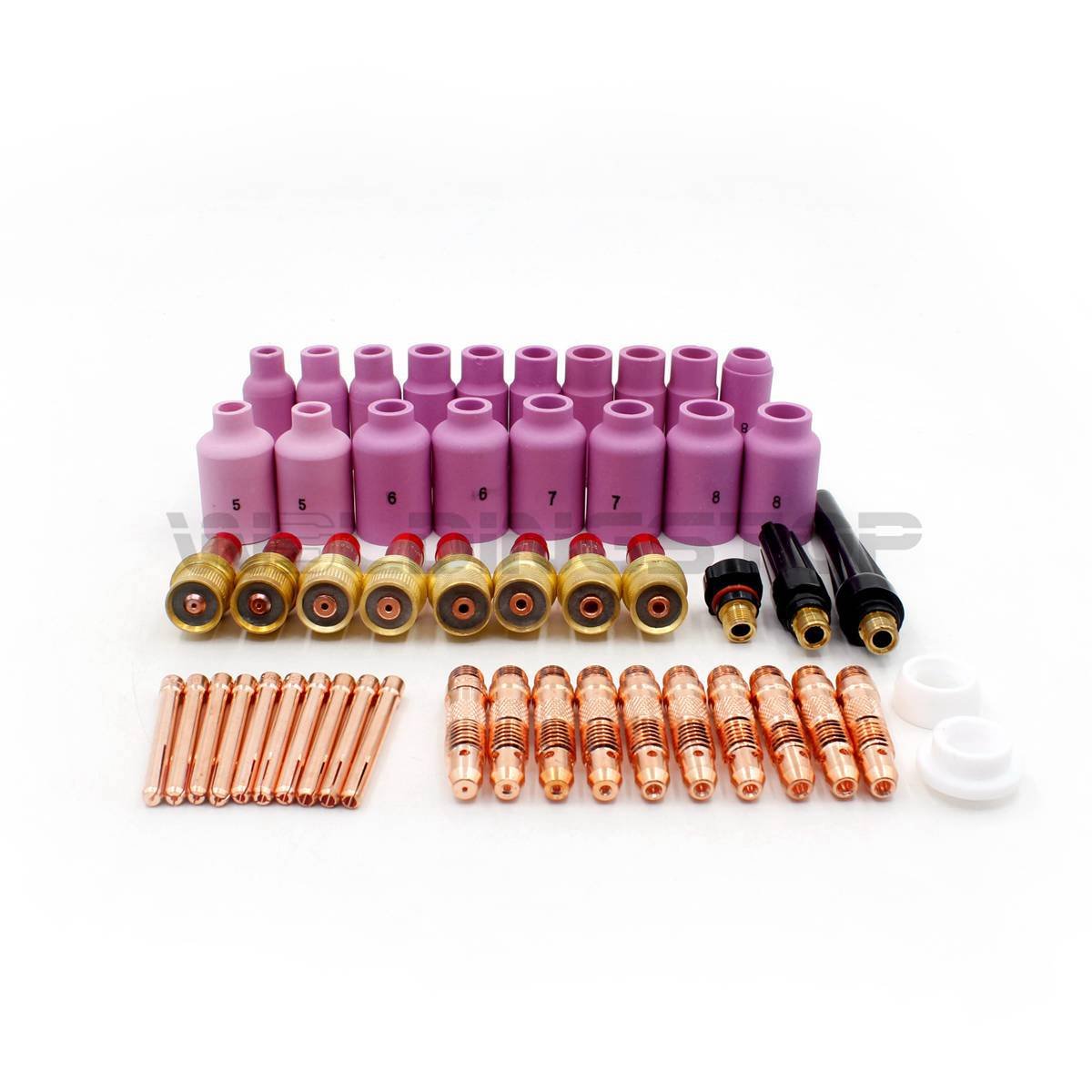 TIG Souding Torch 332 Objectif à Gaz 12 Tasses 2 4 Mm Kit