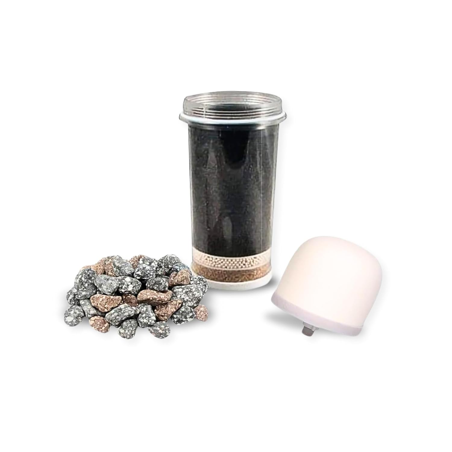 PiMag Gravity Water Filter, Mineral Stones & Ceramic Water Filter Replacement for