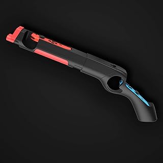 GH Shooting Game Gun Controller for Nintendo Switch/Switch OLED Hunting Games, Call of Juarez, Sniper Elite 3, Big Buck Hu...