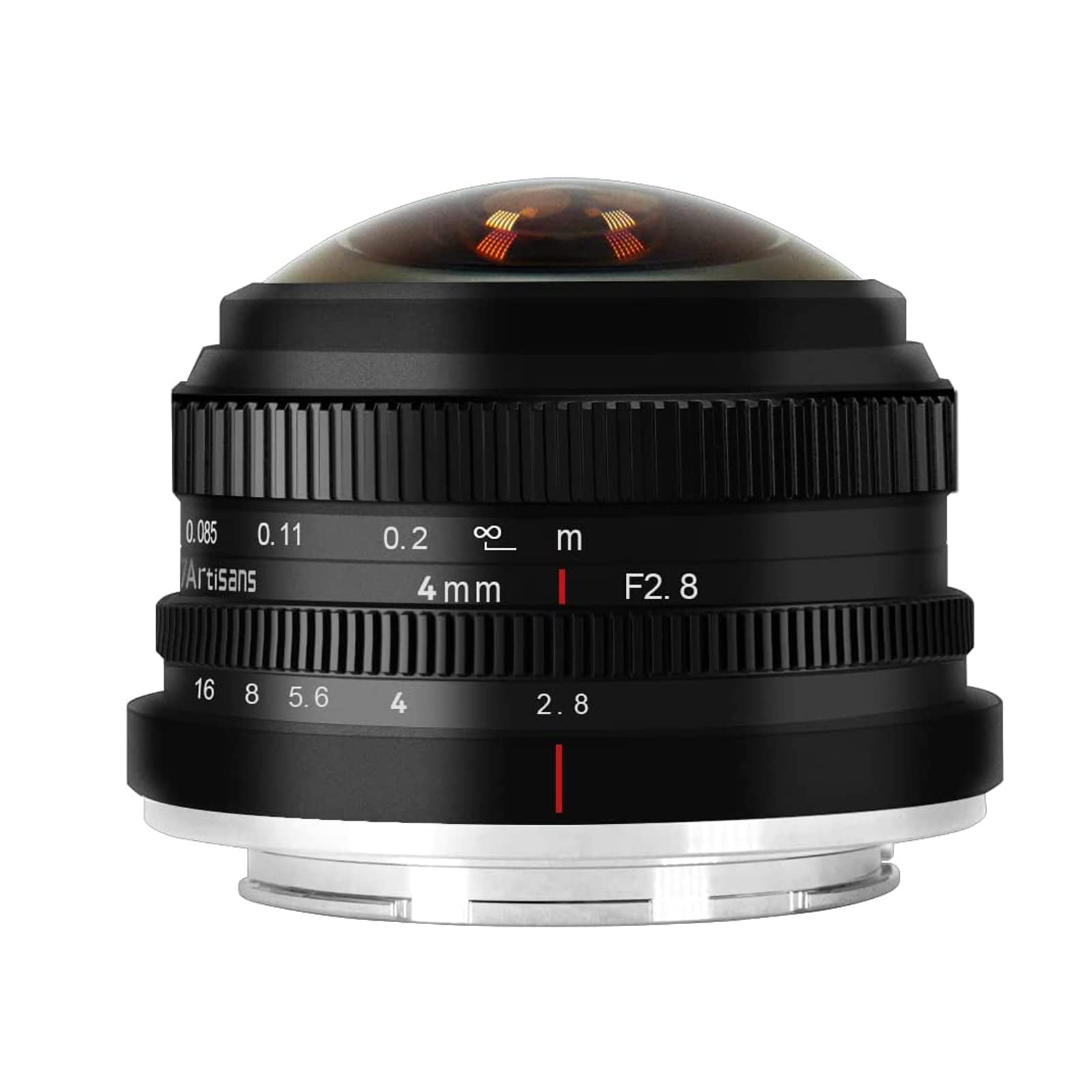 7artisans 4mm F2.8 Circular Fisheye Lens, 225° Ultra-Wide Angle of View, Compatible with APS-C Sony E-Mount Cameras a6400 a6300 a6100 a6000 a5100 a5000 a6500 a6600 Nex-3 Nex-3N Nex-3R Nex-5 Nex-7-image-32