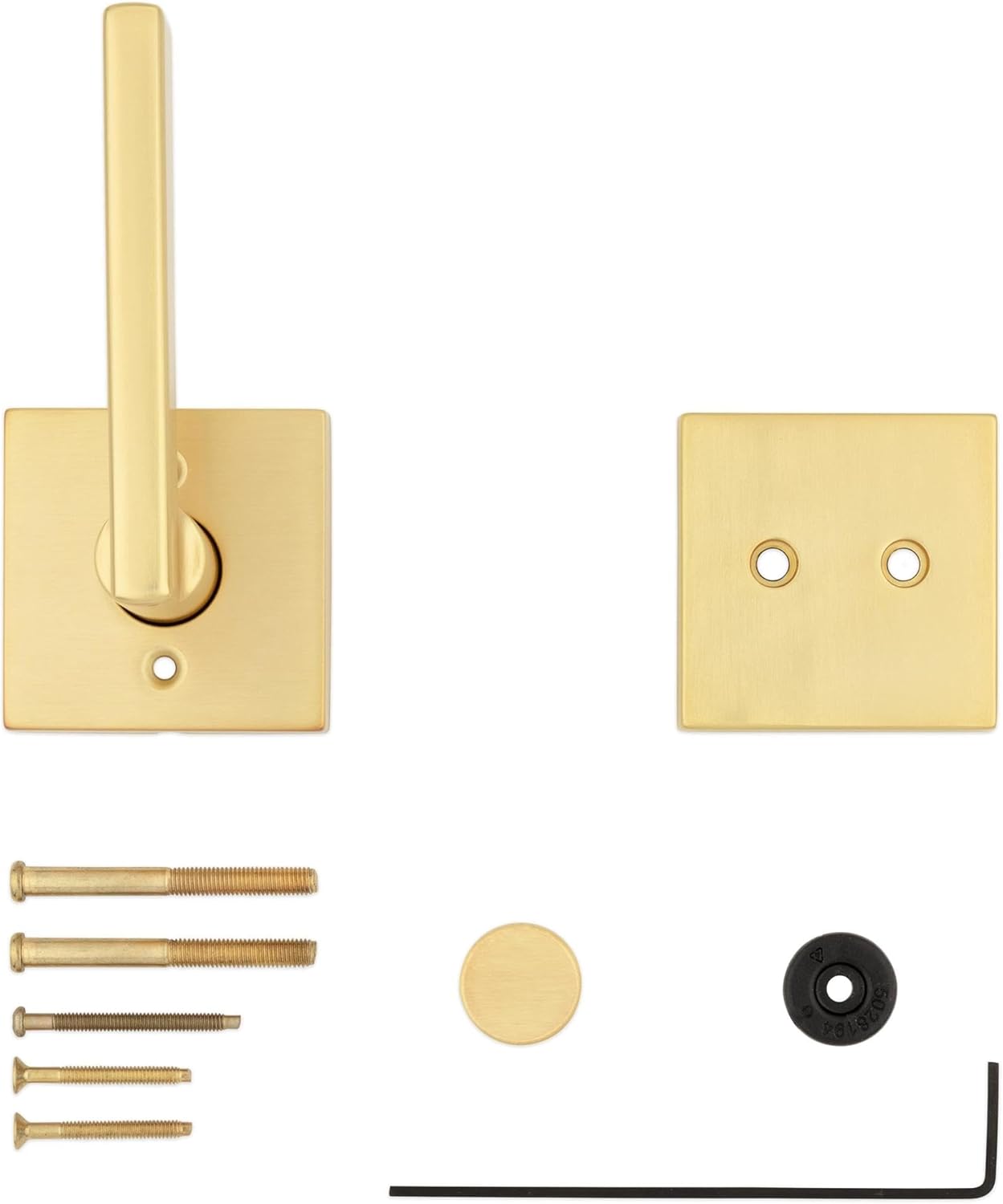 Kwikset 973HFLSQT-26DV1 Dummy Interior Halifax Lever Trim with Square Rose New Chassis Satin Chrome Finish