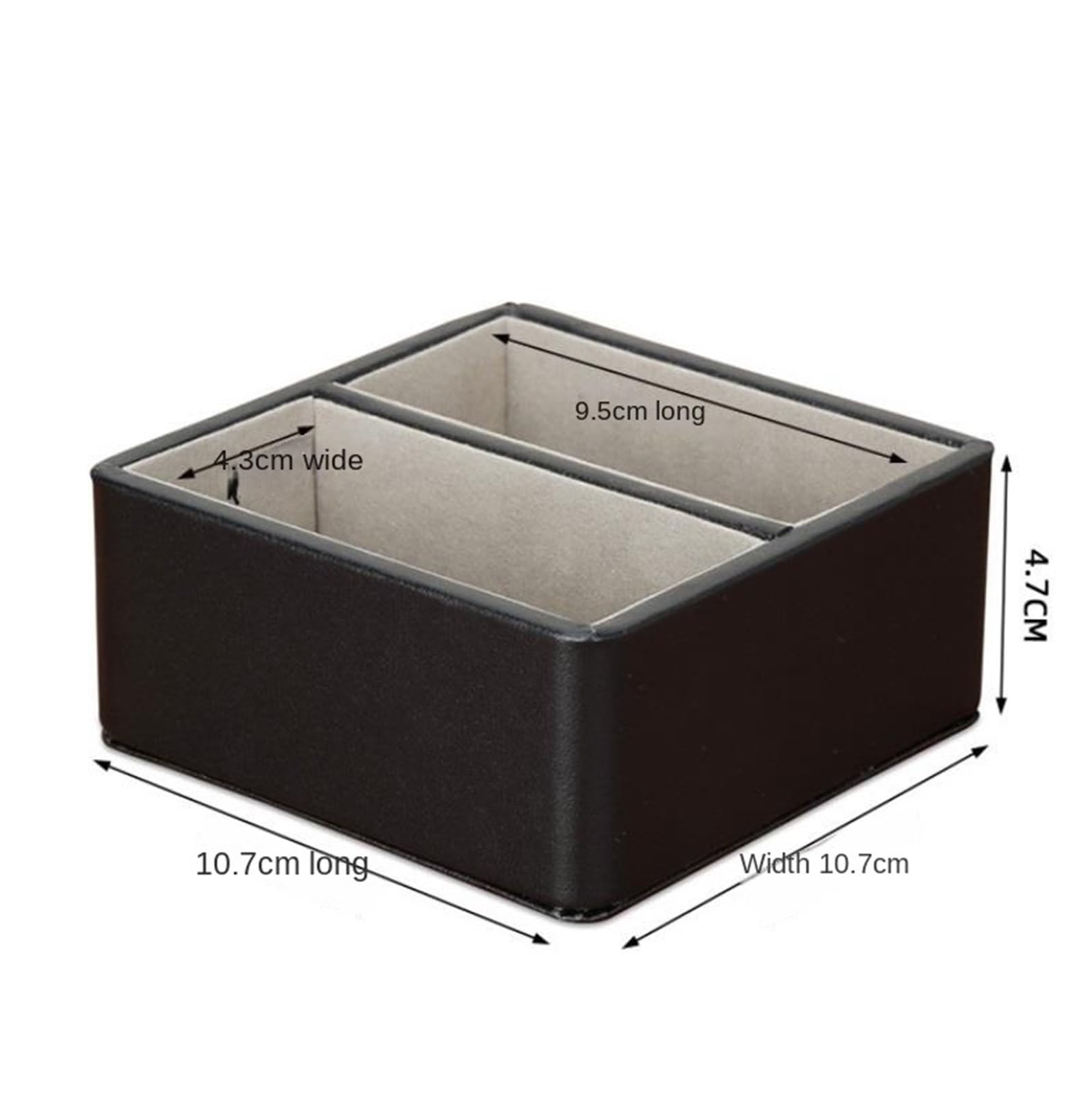 Expositor, Titular de la tarjeta de visita | Escritorio de oficina negro 10,7x10,7x4,7 cm: tarjetero de visita