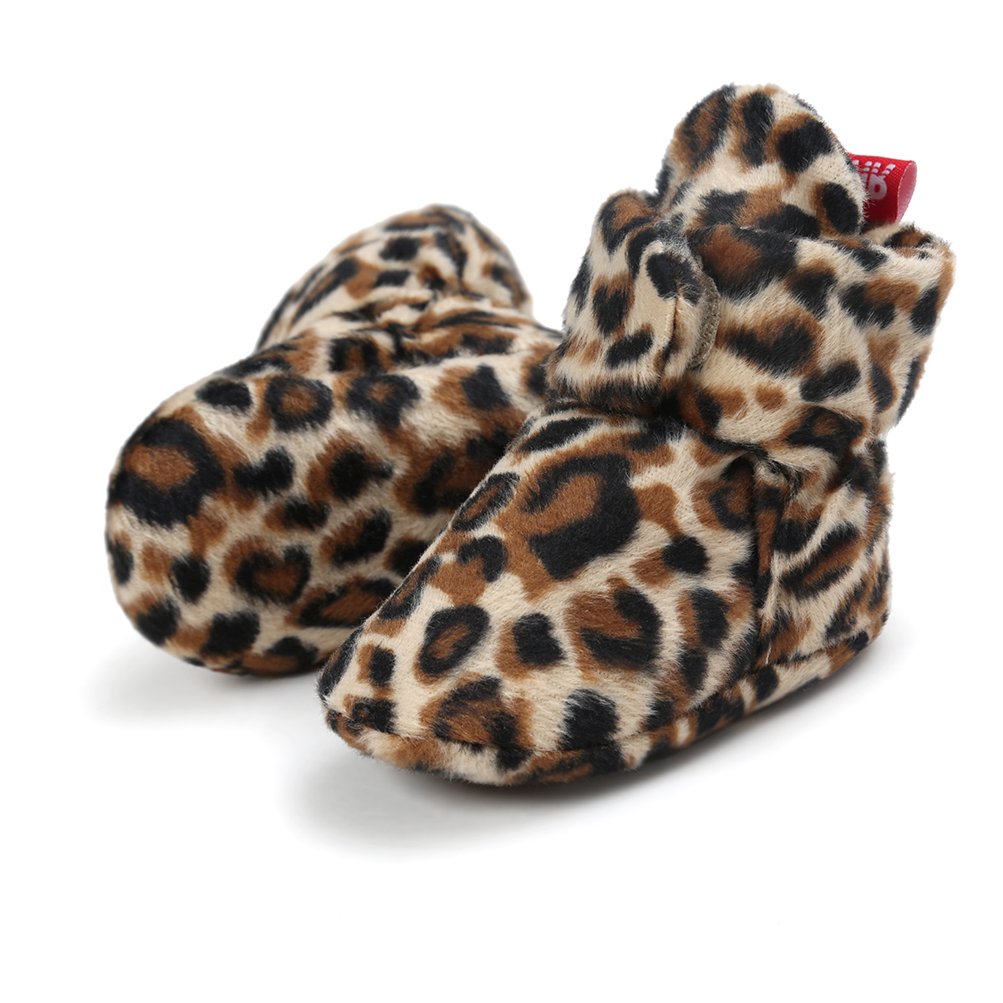 EDOTON Botas de Niño Calcetín Invierno Soft Sole Crib Raya de Caliente Boots de Algodón para Bebés — view 12