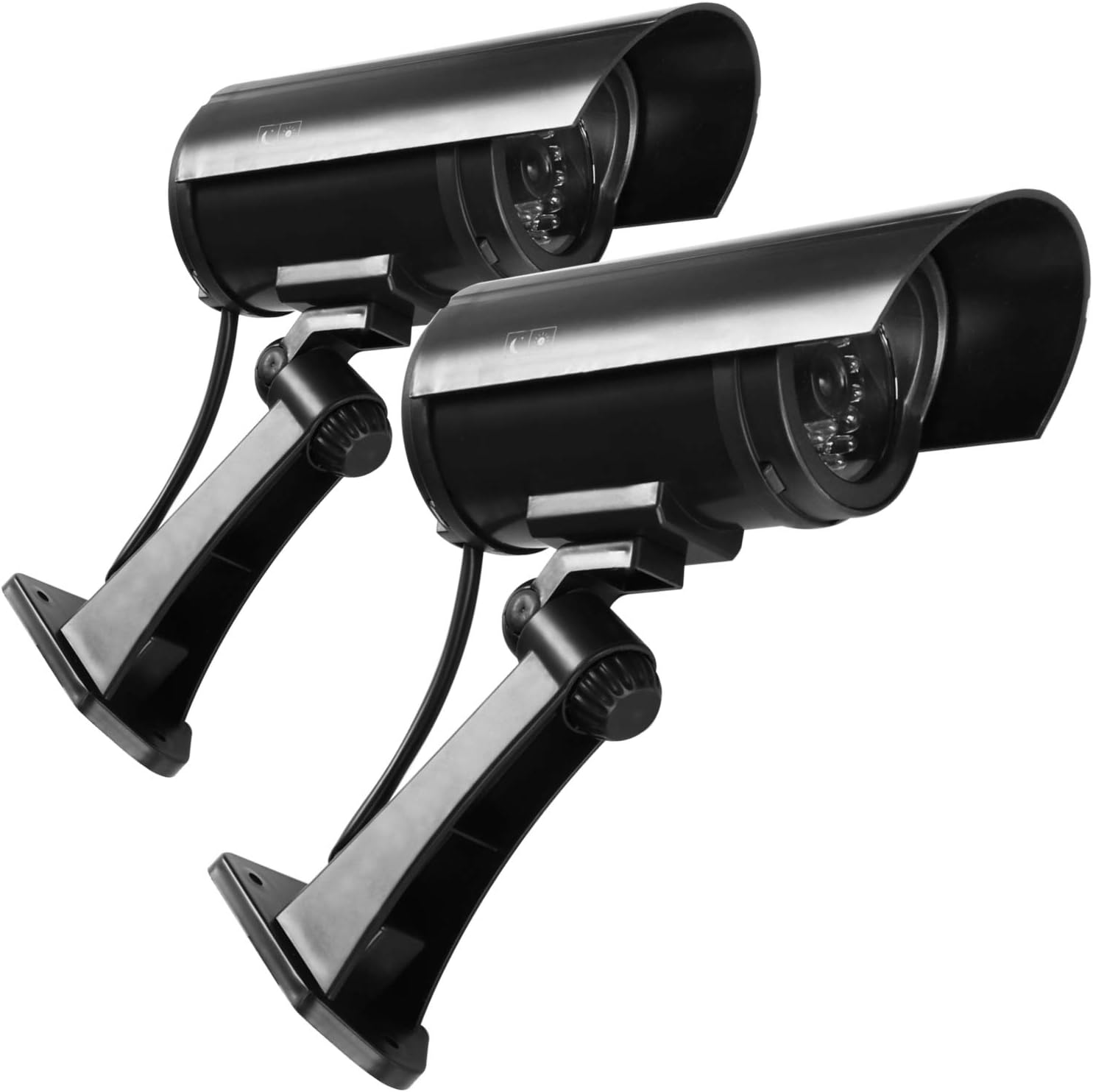 COMFOUR® 2x kameradocka för utsidan och insidan dummykamera med