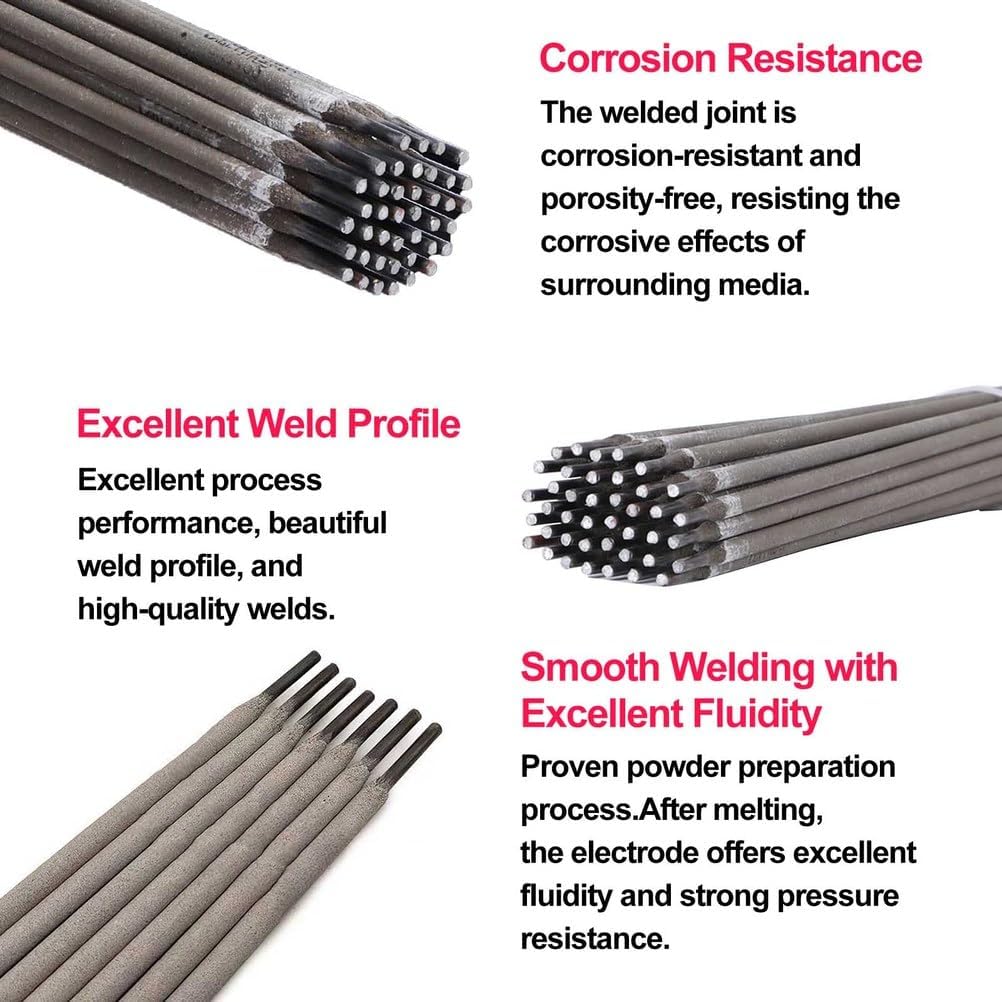 E6013 Welding Rods Weight 5Kg General Purpose ARC J421 Low Carbon Steel Sticks Electrodes for Architectural Steel Structures,Diameter 3.2mm