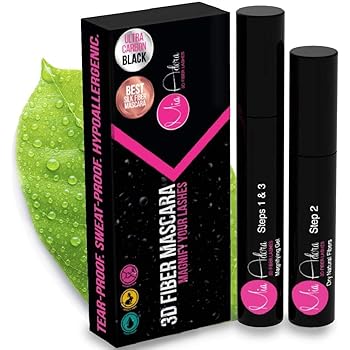 Amazon Com 400x Pure Silk Fiber Lash Mascara Ultra Black Waterproof Longer Thicker Eyelashes Smudge Proof Long Lasting Instant Very Easy To Apply Hypoallergenic Cruelty Paraben Free Mia Adora