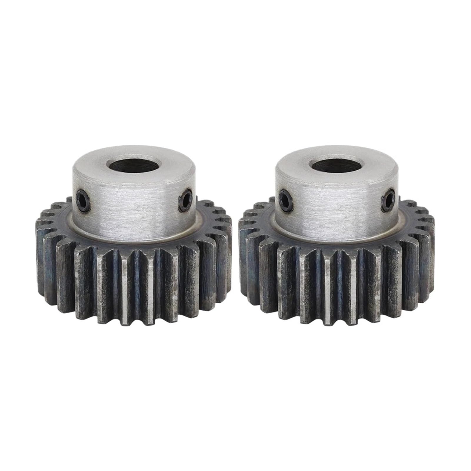 Gutuyehkea 25 Teeth Spur Gear 1 Piece .5M25t Pinion Bore 6/6.35/8/10/12/14/15 Mm Low Carbon Steel Wheel For Motor(6.35Mm)
