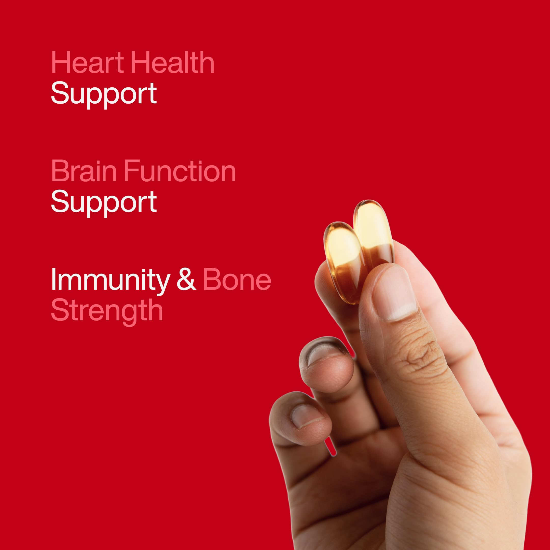 Alpino SuperONE Omega-3 Fish Oil + D3 Capsules | 180mg EPA & 120mg DHA with Vitamin D3 & E | Heart, Brain & Eye Health Support | 60 Softgels 4