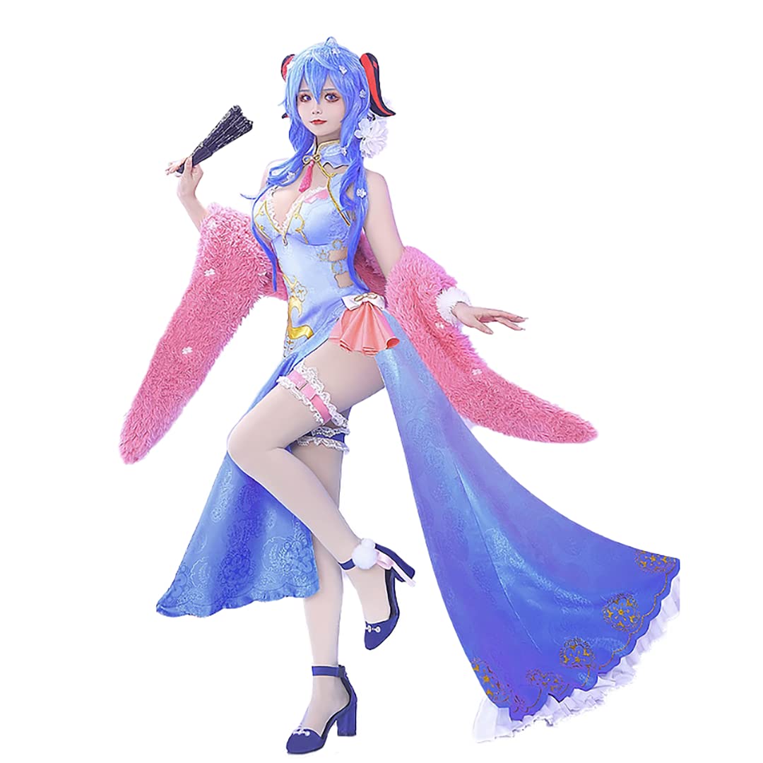 原神 甘雨 コスプレ 同人 チャイナドレス Amazon.co.jp: 原神 コスプレ 甘雨 申鶴 衣装 同人 チャイナ