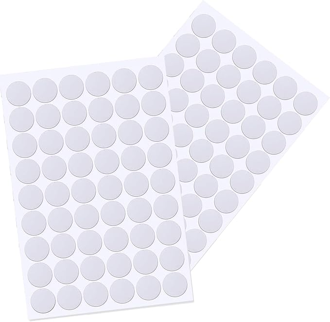 Cache Vis 4x Cache Trou Bois 18 Mm Frêne Autocollant Naturel Vis Capuchon Protection Perçage Cache Vis Bois